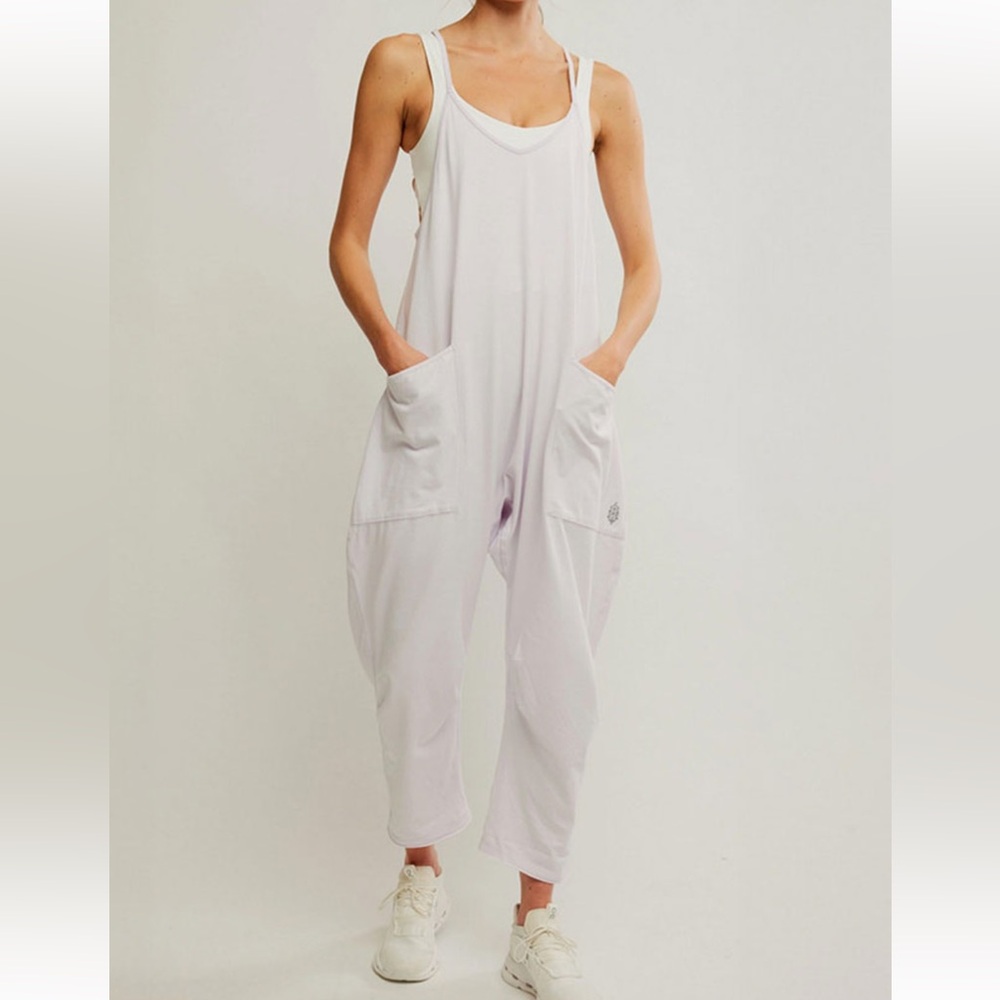 Free People hot shot onesie light gray